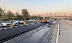 مرمت یکی از پرترددترین معابر بزرگراهی کشور