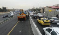 ایمن سازی مسیر BRT در جنوب میدان فتح تهران