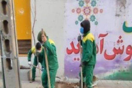 فضای سبز ۹ محور در کوچه محل سکونت خانواده شهدا جان تازه گرفت