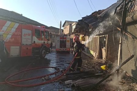 امدادرسانی آتش نشانان شهرداری گرگان در ۲۲ حادثه بارندگی یکم بهمن ماه