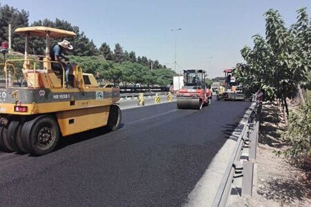 آغاز مرحله دوم بهسازی آسفالت بزرگراه شهید یاسینی