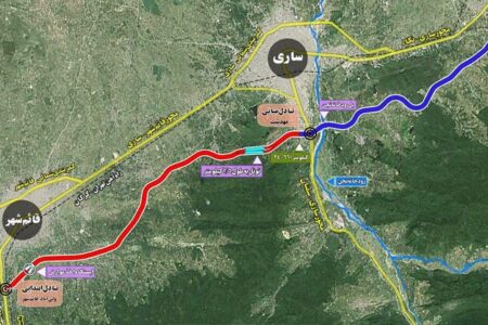 آزادراه قائم‌شهر به ساری نقطه اتصال کریدور شمال به جنوب کشور