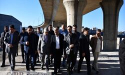 بازدید میدانی مسئولان از دو پروژه مهم شهری ساری