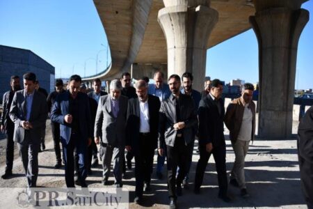 بازدید میدانی مسئولان از دو پروژه مهم شهری ساری