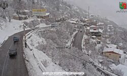 بارش برف و باران در جاده‌های ۱۶ استان کشور‌
