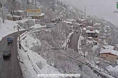 بارش برف و باران در جاده‌های ۱۶ استان کشور‌