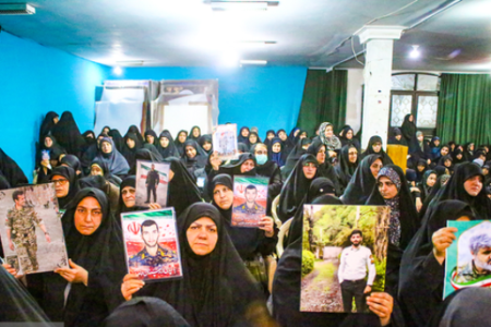 برگزاری مراسم اربعین شهدای مدافع امنیت در ساری