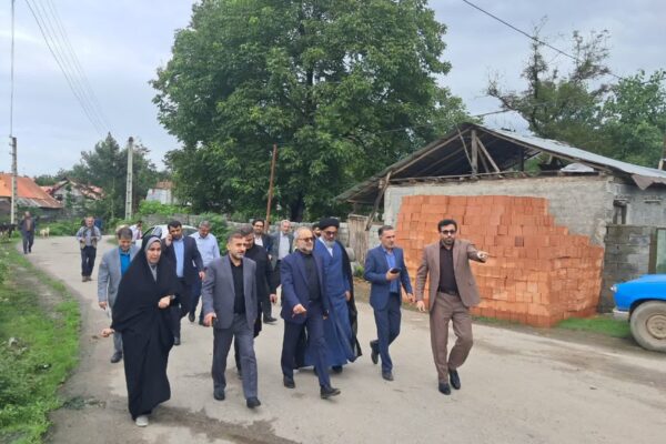 بازدید دادستان مرکز مازندران از روستاهای بورخانی و کلیج‌خیل سوادکوه شمالی