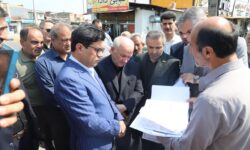 بازدید استاندار از طرح های عمرانی قائمشهر