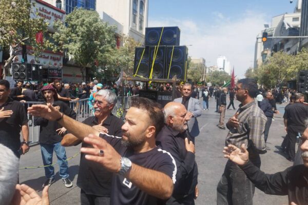 تصاویر؛ دستجات عزاداری سارویها در مشهد مقدس