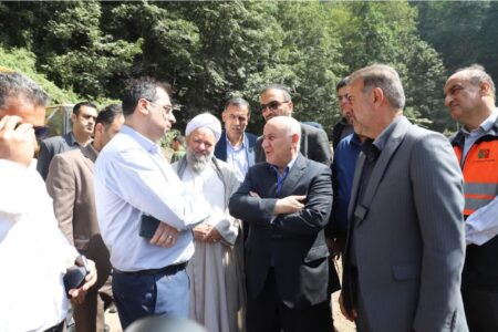گره کور رانش جاده کلاردشت باز شد